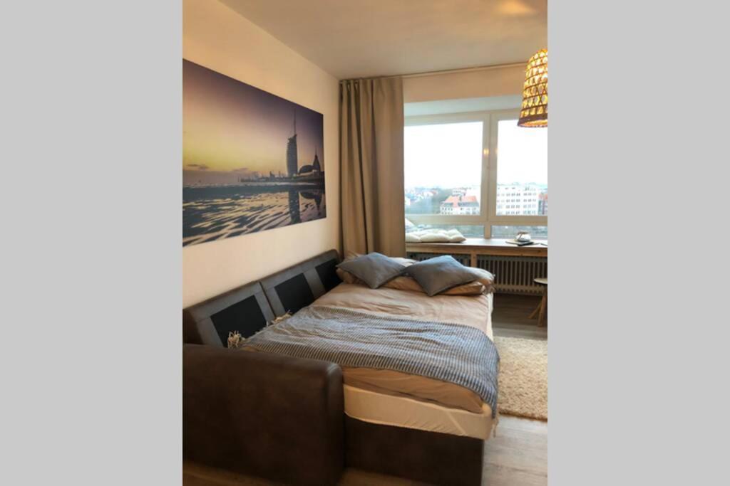 Yachtpanorama Weser Und Yachthafenblick 1 Zi 7Og Bremerhaven Esterno foto